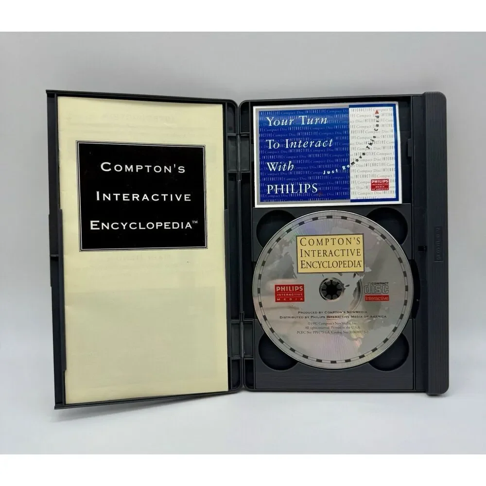 Compton's Interactive Encyclopedia Phillips CD-i‎ Long Box